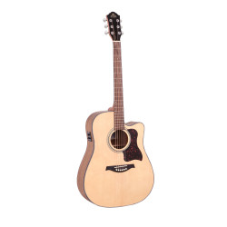 GILMAN GD10CE Dreadnought Guitar electric/acoustic with Venetian cutaway