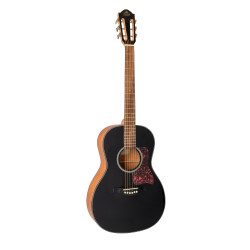 GILMAN GPA10BK 00 Parlour guitar. Black gloss top.