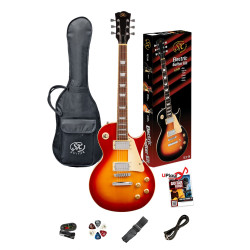 SX GTSE3SKCS Electric Guitar & Amplifier Package - 4/4 size