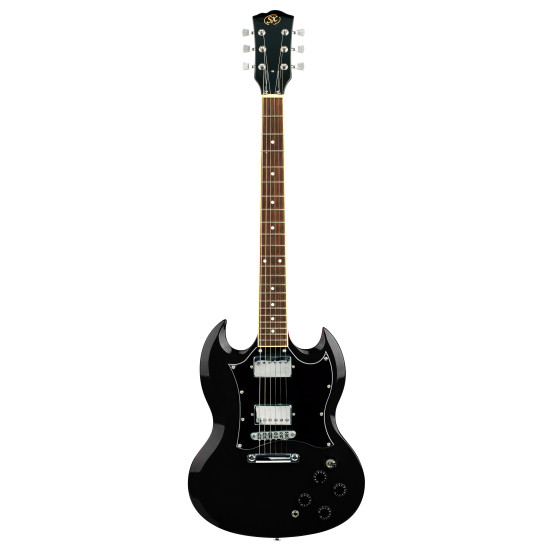 SX GTSE4SKB Electric Guitar & Amplifier Package - 4/4 size