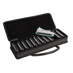 Bryden M70SET Set of 12 M70 diatonic “Blues” harmonicas.