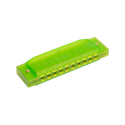 Bryden M80CGN Transparent harmonica. Green.