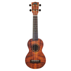 Mahalo MA1KA Photo Flame "Koa" Ukulele - Soprano