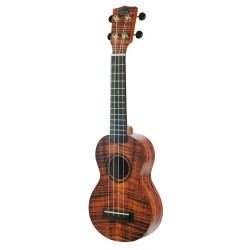 Mahalo MA1KA Photo Flame "Koa" Ukulele - Soprano