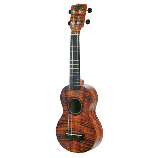 Mahalo MA1KA Photo Flame "Koa" Ukulele - Soprano