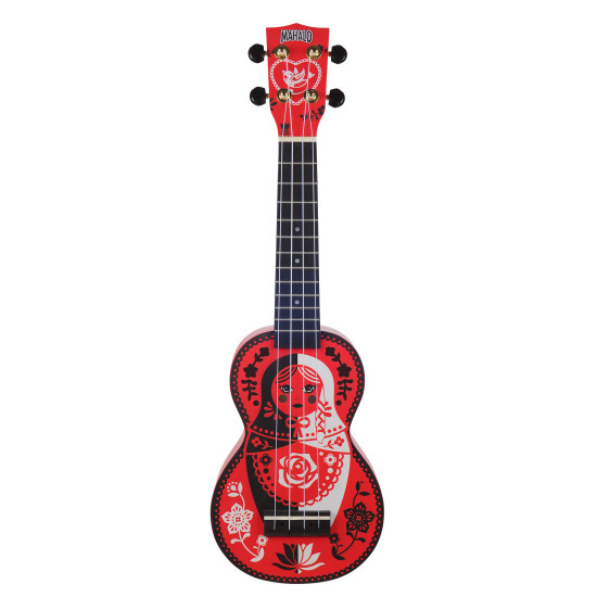 Mahalo MA1RD Russian Doll Ukulele - Soprano