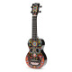 Mahalo MA1SKbk Skull Ukulele - Soprano