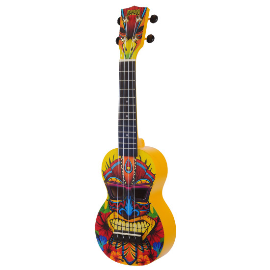Mahalo MA1TK Tiki Ukulele - Soprano