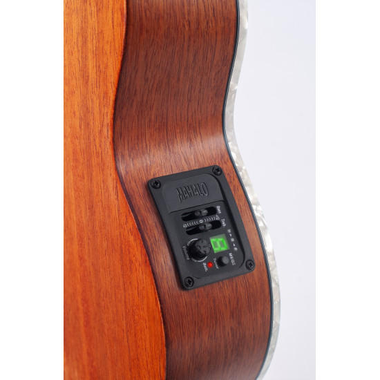 Mahalo MEQ2 2 Band EQ with LED chromatic tuner display. Ukuleles - Parts