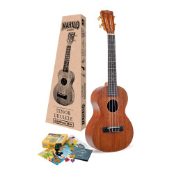 Mahalo MJ3tbrk Tenor Ukulele with Essentials Accessory Pack Ukulele Package - Tenor