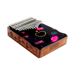 Mahalo MKA17HE Heart Kalimba