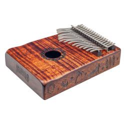 Mahalo MKA17KA Photo Flame "Koa" Kalimba