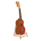 Mahalo MSS1 ENGRAVED WOODEN UKULELE STAND Accessories - Ukulele