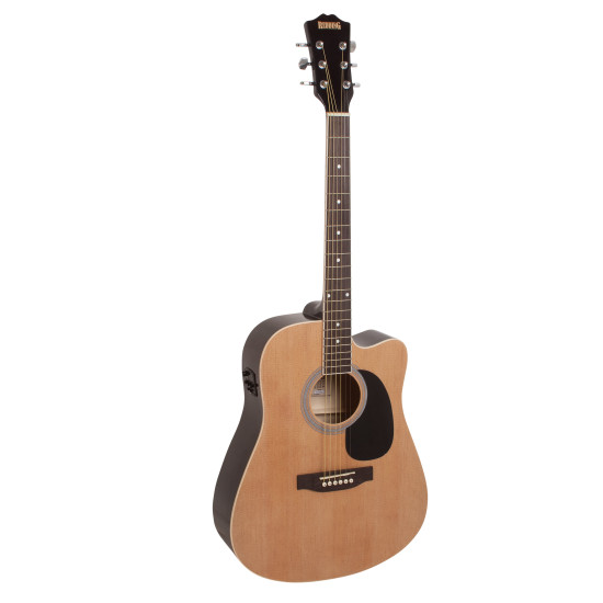 Redding RED50CE Dreadnought electric/acoustic with Venetian cutaway.