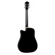 Redding RED50CEBK Dreadnought electric/acoustic with Venetian cutaway.