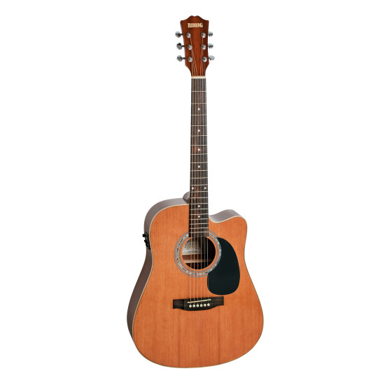 Redding RED72CE Dreadnought electric/acoustic with Venetian cutaway.