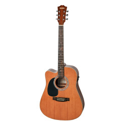 Redding RED72CELH Left Hand Dreadnought electric/acoustic with Venetian cutaway.