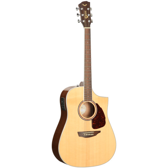 SGW 350 Series Dreadnought electric / acoustic guitar with Sharp Florentine cutaway