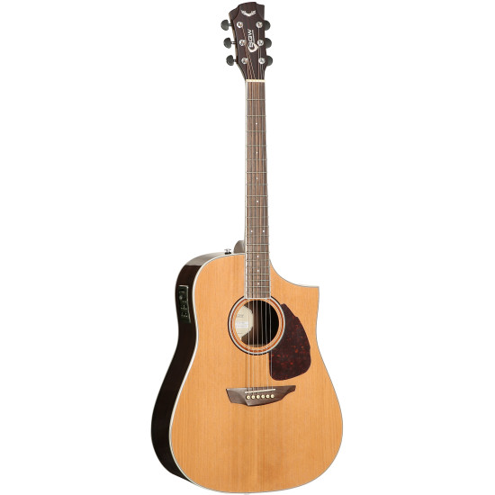 SGW 600 Series Dreadnought electric / acoustic guitar with Sharp Florentine cutaway