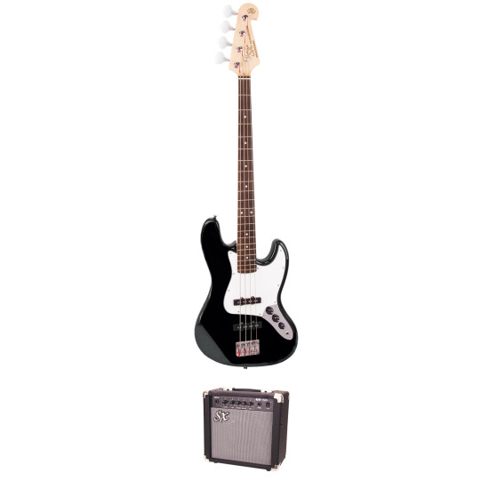SX SB1SKB Bass Guitar & Amplifier Package