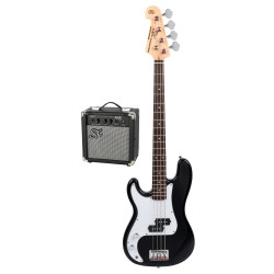 SX SB2SK34LHB 3/4 size Left hand Bass Guitar & Amp Package.
