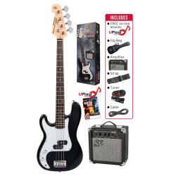 SX SB2SK34LHB 3/4 size Left hand Bass Guitar & Amp Package.