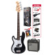 SX SB2SK34LHB 3/4 size Left hand Bass Guitar & Amp Package.