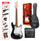SX SE1SK34B Electric Guitar & Amplifier Package - 3/4 size
