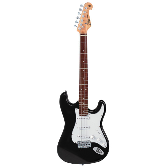 SX SE1SKB Electric Guitar & Amplifier Package - 4/4 size