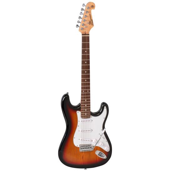 SX SE1SKTS Electric Guitar & Amplifier Package - 4/4 size