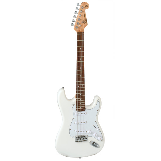 SX SE1SKW Electric Guitar & Amplifier Package - 4/4 size