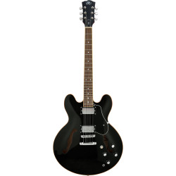 SX SEL6BK Semi-hollow electric guitar.