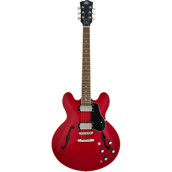 SX SEL6TRD Semi-hollow electric guitar.