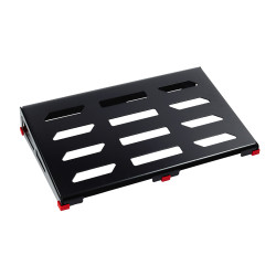 SX SZPB600BK Medium size Pedal board with angled deck.