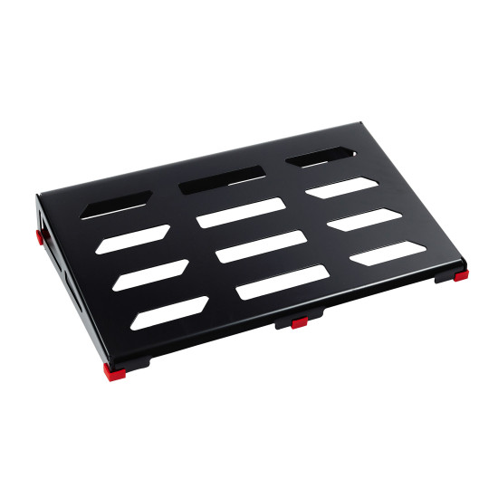 SX SZPB600BK Medium size Pedal board with angled deck.