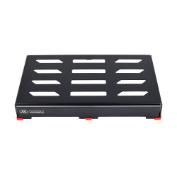 SX SZPB600BK Medium size Pedal board with angled deck.