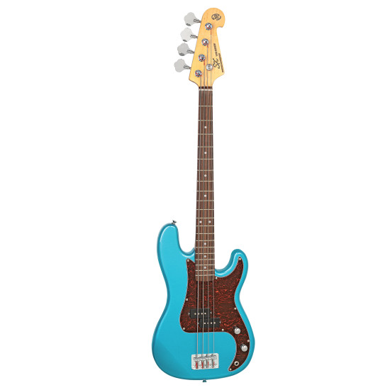 SX VEP34LPB ¾ size short scale vintage style bass guitar. 