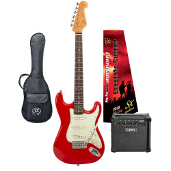 SX / LANEY VES34FR-PK2 Vintage style Electric Guitar 3/4 & Amplifier Package