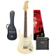 SX / LANEY VES34VWH-PK2 Vintage style Electric Guitar 3/4 & Amplifier Package