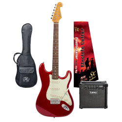 SX / LANEY VES62CAR-PK2 Vintage style Electric Guitar & Amplifier Package