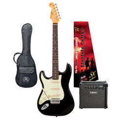 SX / LANEY VES62LHB-PK2 Vintage style Electric Guitar & Amplifier Package