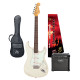 SX / LANEY VES62VWH-PK2 Vintage style Electric Guitar & Amplifier Package