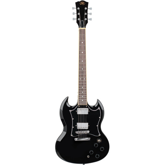 SX PKSE4SKB Electric Guitar & Amplifier Package - 4/4 size