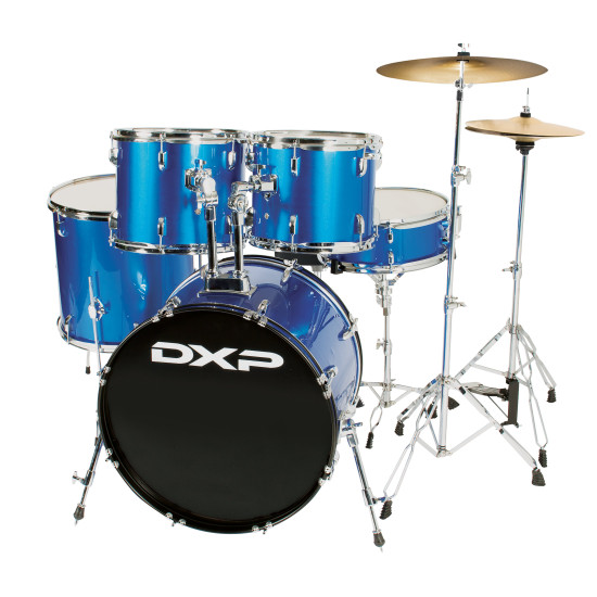 DXP TX04PMBL 22" 5 Piece Drum Kit Package 
