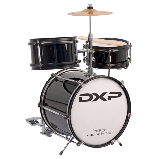 DXP TXJ3BK 3 Piece Junior Drum Kit Package 