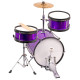 DXP TX07PCAS 5 Piece Drum Kit Package with Cymbals & Drum Throne.