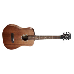 Cort AD MINI M OP  Dreadnought Guitar Open Pore Mahogany w/Bag