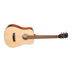 Cort AD Mini Dreadnought Guitar Open Pore With Bag