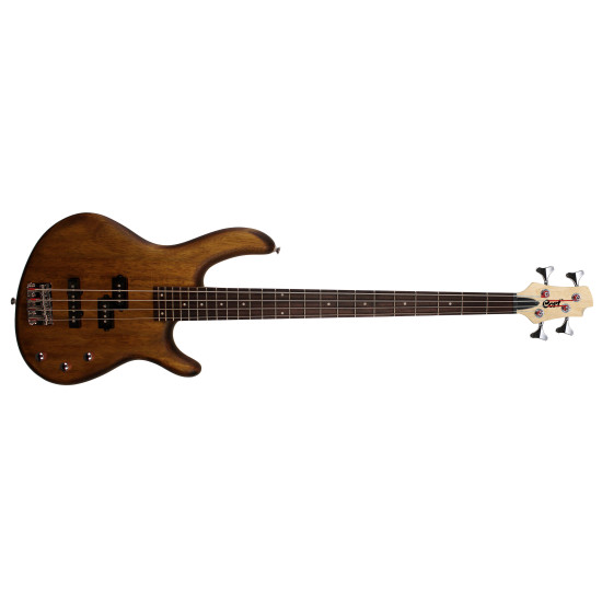 Cort ACTION PJ OPW Bass Guitar Open Pore Walnut