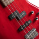 Cort ACTION Bass PLUS 4 Bass Guitar Transparent Red